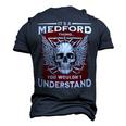 Medford Name Shirt Medford Family Name V3 Men's 3D Print Graphic Crewneck Short Sleeve T-shirt Navy Blue