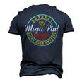 A Mega Pint Brewing Co Hearsay Happy Hour Anytime Men's 3D T-Shirt Back Print Navy Blue