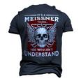 Meissner Name Shirt Meissner Family Name V2 Men's 3D Print Graphic Crewneck Short Sleeve T-shirt Navy Blue
