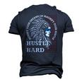 Native American Hustle Hard Urban Gang Ster Clothing Men's 3D T-Shirt Back Print Navy Blue
