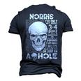 Norris Name Norris Ive Only Met About 3 Or 4 People Men's 3D T-shirt Back Print Navy Blue