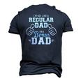 Im Not Like A Regular Dad Im A Bonus Dad Men's 3D T-Shirt Back Print Navy Blue