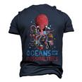 Oceans Of Possibilities Summer Reading 2022 Octopus Men's 3D T-Shirt Back Print Navy Blue