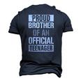 Official Teenager Brother 13Th Birthday Brother Party Men's 3D T-Shirt Back Print Navy Blue