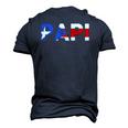 Papi Puerto Rican Dad Mens Puerto Rico Men's 3D T-Shirt Back Print Navy Blue