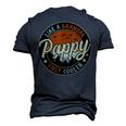 Pappy Like A Grandpa Only Cooler Vintage Retro Fathers Day Men's 3D T-Shirt Back Print Navy Blue