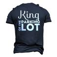 Parking Lot Attendant King Of Parking Lot Men's 3D T-Shirt Back Print Navy Blue