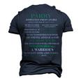 Parry Name Parry Completely Unexplainable Men's 3D T-shirt Back Print Navy Blue