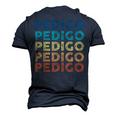 Pedigo Name Shirt Pedigo Family Name Men's 3D Print Graphic Crewneck Short Sleeve T-shirt Navy Blue