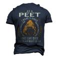 Peet Name Shirt Peet Family Name Men's 3D Print Graphic Crewneck Short Sleeve T-shirt Navy Blue