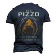 Pizzo Name Shirt Pizzo Family Name Men's 3D Print Graphic Crewneck Short Sleeve T-shirt Navy Blue