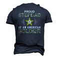 Proud Army Stepdad Of A Soldier-Proud Army Stepdad Army Men's 3D T-Shirt Back Print Navy Blue