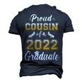 Proud Cousin Of A Class Of 2022 Graduate Senior Graduation Men's 3D T-Shirt Back Print Navy Blue