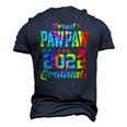 Proud Pawpaw Of A Class Of 2022 Graduate Tie Dye Men's 3D T-Shirt Back Print Navy Blue