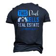 Real Estate Agent Men Dad Realtor Raglan Baseball Men's 3D T-Shirt Back Print Navy Blue
