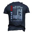 Red On Friday Dad Military Remember Everyone Deployed Flag Men's 3D T-Shirt Back Print Navy Blue