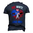 Red White And Moo Patriotic Cow Farmer 4Th Of July Men's 3D T-Shirt Back Print Navy Blue