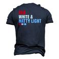 Red White And Natty-Light 4Th Of July Men's 3D T-Shirt Back Print Navy Blue