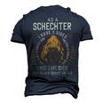 Schechter Name Shirt Schechter Family Name V5 Men's 3D Print Graphic Crewneck Short Sleeve T-shirt Navy Blue