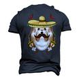 Sombrero Dog I Cinco De Mayo Havanese V2 Men's 3D Print Graphic Crewneck Short Sleeve T-shirt Navy Blue