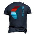 South Carolina Golfing Pro Retro Beach Kiawah Island Golf Men's 3D T-Shirt Back Print Navy Blue