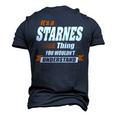Starnes Name Its A Starnes Thing Men's 3D T-shirt Back Print Navy Blue