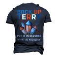 Back Up Terry Put It In Reverse July 4Th Firework Meme V2 Men's 3D T-shirt Back Print Navy Blue