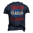 Treason Is The Reason For The Season 4Th Of July Patriotic Men's 3D T-shirt Back Print Navy Blue