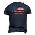 Mens Ultra Maga Proud Patriotic Republicans Proud Ultra Maga Men's 3D T-Shirt Back Print Navy Blue
