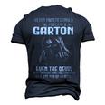 Never Underestimate The Power Of An Garton Even The Devil V3 Men's 3D T-shirt Back Print Navy Blue