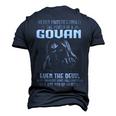 Never Underestimate The Power Of An Govan Even The Devil V8 Men's 3D T-shirt Back Print Navy Blue