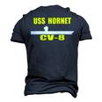 Uss Hornet Cv-8 Aircraft Carrier Sailor Veterans Day D-Day T-Shirt Men's 3D Print Graphic Crewneck Short Sleeve T-shirt Navy Blue