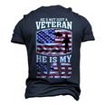 Veteran Dad 4Th Of July Or Labor Day Men's 3D T-shirt Back Print Navy Blue