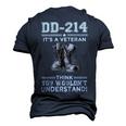 Veteran Its A Veteran Thing You Wouldnt Understand 93 Navy Soldier Army Military Men's 3D Print Graphic Crewneck Short Sleeve T-shirt Navy Blue