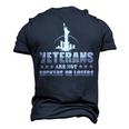 Veteran Veterans Are Not Suckers Or Losers 320 Navy Soldier Army Military Men's 3D Print Graphic Crewneck Short Sleeve T-shirt Navy Blue