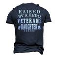 Veteran Veterans Day Raised By A Hero Veterans Daughter For Women Proud Child Of Usa Army Militar 2 Navy Soldier Army Military Men's 3D Print Graphic Crewneck Short Sleeve T-shirt Navy Blue