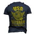 Veteran Veterans Day Usa Veteran We Care You Always 637 Navy Soldier Army Military Men's 3D Print Graphic Crewneck Short Sleeve T-shirt Navy Blue