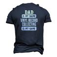Vinyl Record Collecting For Dad Fathers Day Men's 3D T-Shirt Back Print Navy Blue