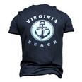 Virginia Beach Commonwealth Of Virginia Men's 3D T-Shirt Back Print Navy Blue