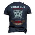 Virgo Guy I Have 3 Sides Virgo Guy Birthday Men's 3D T-shirt Back Print Navy Blue