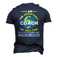 I Am The Volleyball Coach Sports Men's 3D T-Shirt Back Print Navy Blue