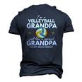 Im A Volleyball Grandpa Like Normal Grandparents Men's 3D T-Shirt Back Print Navy Blue