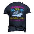 Womens Warning 50Th Birthday Cruise In Progress Cruise Men's 3D T-shirt Back Print Navy Blue