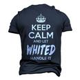 Whited Name Keep Calm And Let Whited Handle It Men's 3D T-shirt Back Print Navy Blue