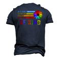 In A World Where You Can Be Anything Be Kind Gay Pride Lgbt Men's 3D T-shirt Back Print Navy Blue