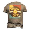 45Th Birthday Vinyl Record Vintage 1977 Men's 3D T-Shirt Back Print Khaki