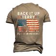 Back Up Terry Put It In Reverse Firework Funny 4Th Of July Independence Day Men's 3D Print Graphic Crewneck Short Sleeve T-shirt Khaki