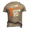 This Baller Is Now 20 Basketball 20Th Birthday Sport Men's 3D T-shirt Back Print Khaki