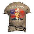 Biden 4Th Of July Joe Biden Happy Fathers Day Men's 3D T-Shirt Back Print Khaki