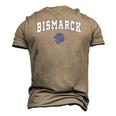 Bismarck High School Lions C2 College Sports Men's 3D T-Shirt Back Print Khaki